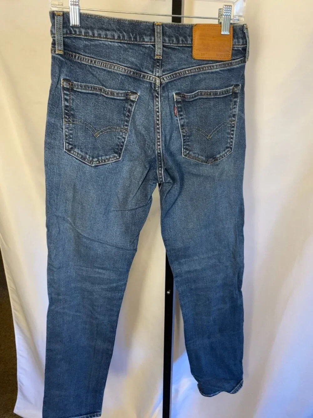 Levi's 511 Slim Fit Jeans Men's W30 L32 Blue Medium Wash Denim Stretch 511 Pants